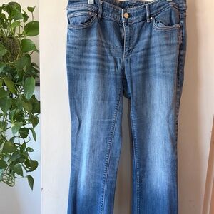 Stylish Blue Boot Cut Jeans for Women